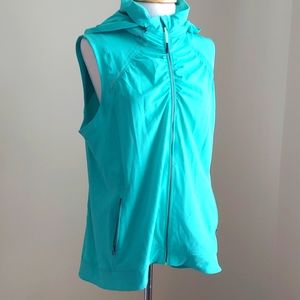 Tangerine Sleeveless Hoodie Athletic Vest sz XL